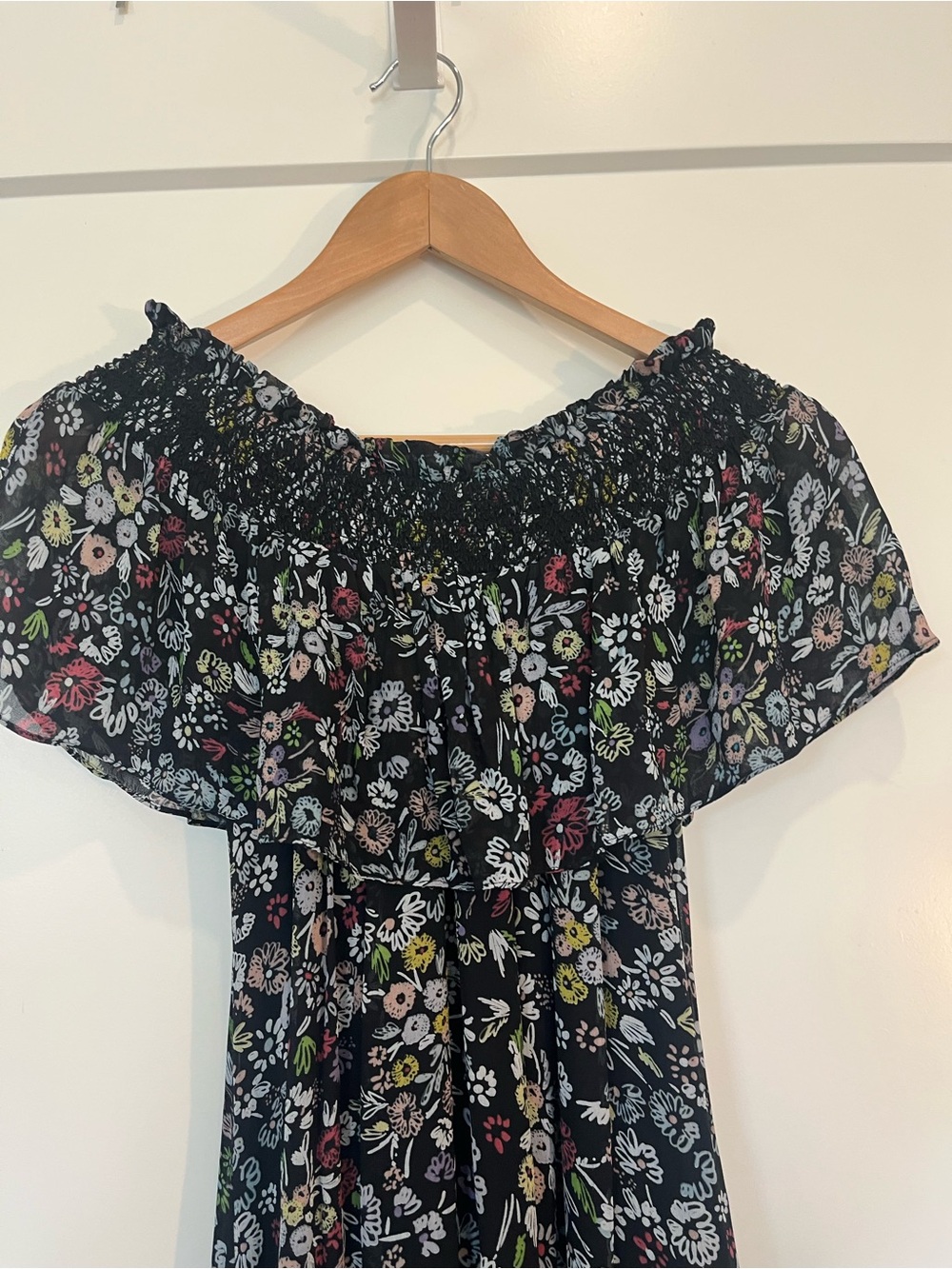 Rebecca Minkoff Loma Floral-Print Maxi  Boho Whimsigoth Fairy Ethereal Dress sz4 - Picture 6 of 15